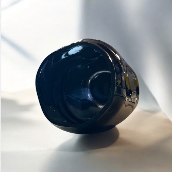 Translucent Black Asymmetrical Vase 5” tall - Picture 6 of 10